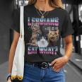 Lesbians Eat What Lesbians Eat What T-Shirt Geschenke für Sie