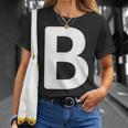 Letter B T-Shirt Geschenke für Sie