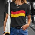 Leuchtendes Herz Deutsche Flagge Colours Germany Fan T-Shirt Geschenke für Sie