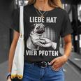 Liebe Hatier Pfoten Mops Pug Pug Dog Liebe Hatier Paw T-Shirt Geschenke für Sie