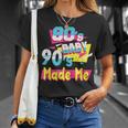 Los Años 80'S Baby 90'S Made Me Retro Nostalgia De Los 80 Camiseta unisex Regalos para ella
