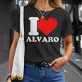 I Love Alvaro T-Shirt Geschenke für Sie