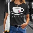 I Love English Tea Uk Flag Fun Novelty Souvenir Memorabilia T-Shirt Gifts for Her