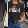 I Love Jumping Spiders Maglietta Regalos para ella