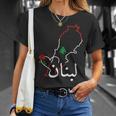 I Love Lebanon Lebanese Flag Lebanese Flag Lebanon T-Shirt Geschenke für Sie