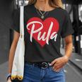 I Love Pula Croazia Croazia Location Souvenir Maglietta Regalos para ella