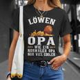 Löwen Opa Wie Ein Normaler Opa Wie Ein Normaler T-Shirt Geschenke für Sie