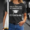 Magliette Uomo Manica Corta Regalo Laurea In Economia Maglietta Regalos para ella