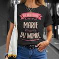 Marie Le Meilleur Du Monde Pour Marie T-Shirt Cadeaux pour elle