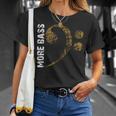 Más Bajos Clave De Sol Contrabajo Camiseta unisex Regalos para ella