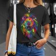 Mb35 Gay Pride Lion Lgbt Rainbow Tie Dye Pride Month Parade T-Shirt Gifts for Her
