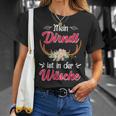 Mein Dirndl Ist In Der Wäsche My Dirndl T-Shirt Geschenke für Sie