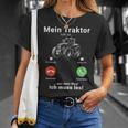 Mein Traktor Ruft An Traktorfahrer Farmer Bauer Tractor T-Shirt Geschenke für Sie