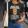 Meineier Stimmungen Cat Sarcasm Slogan T-Shirt Geschenke für Sie