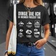 In Meiner Freizeit Hiking Hiking Mountains T-Shirt Geschenke für Sie