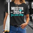 Meister 2024 Ich Habe Fertig Meisterprüfung T-Shirt Geschenke für Sie