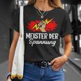 Meister Der Spannung Elektronik Electrician T-Shirt Geschenke für Sie