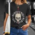 Memento Mori Lettering Skull T-Shirt Geschenke für Sie