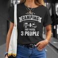 Mi Piace Il Campeggio E Forse Tre Persone Rv Maglietta Regalos para ella