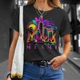 Miami Floridaibrant Colourful Miami Souvenir T-Shirt Geschenke für Sie