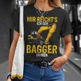 Mir Reichts Ich Geh Bagger Fahren Digger Driver T-Shirt Geschenke für Sie