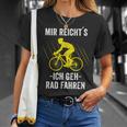 Mir Reicht's Ich Geh Rad Fahren Mountainbike Bicycle T-Shirt Geschenke für Sie