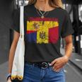Moldavia España Bandera De La Amistad Moldavia Camiseta unisex Regalos para ella