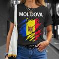 Moldova Flag T-Shirt Geschenke für Sie