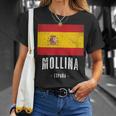 Mollina Spanien Es Flagge Stadt Bandera T-Shirt Geschenke für Sie