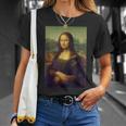 Mona Lisa Di Leonardo Dainci Maglietta Regalos para ella