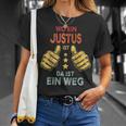 Name Justus Wo Ein Justus Istorname T-Shirt Geschenke für Sie