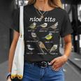 Nice Tits Bird Watching Tit Birds Birdwatcher Maglietta Regalos para ella