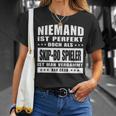 Niemand Ist Perfekt Skip Bo Spieler T-Shirt Geschenke für Sie