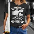 Nonno Di Due Nipoti Nonno 2 Nipote Regalo Per Nonno Doppio Maglietta Regalos para ella