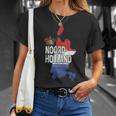 Nordholland Niederlande Retro Landkarte Hollandintage T-Shirt Geschenke für Sie