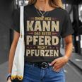 Ohne Heu Kann Das Beste Pferd Nicht Pfurzen I Reititen Slogan T-Shirt Geschenke für Sie