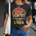 Oktober 1984 Männer Frauen 40 Geburtstag Limited Edition 40 T-Shirt Geschenke für Sie