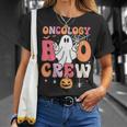 Oncology Boo Crew Ghost Halloween Spooky Costume Nurse T-Shirt Gifts for Her