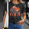 Orange Football Cheer Dad For Vintage Cheerleader T-Shirt Gifts for Her