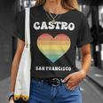 Orgoglio Gay Lgbtq Di Castro San Francisco California Maglietta Regalos para ella