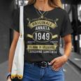 Originale Dal 1949 Uomo Donna Anni 75 Compleanno Maglietta Regalos para ella