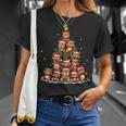 Orso Albero Di Natale Divertente Bruin Holiday Orsetto Maglietta Regalos para ella