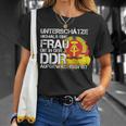 Ossi Women's Underschätze Niemal Ein Frau Aus Der Ddr Ostalgie T-Shirt Geschenke für Sie