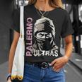 Palermo Con Orgoglio Onore Tradizione Palermo Ultras Italia Maglietta Regalos para ella