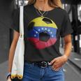Pallone Da Calcio Calcio Bandieraenezuela Maglietta Regalos para ella
