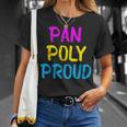 Pansexual Pan Poly Proud Polyamory Pride Regalo Maglietta Regalos para ella