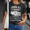 Papa & 2 Töchter Chaosteam Papa 2 Töchter T-Shirt Geschenke für Sie