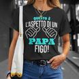 Papa Figo Regalo Divertente Per Il Miglior Papa Maglietta Regalos para ella