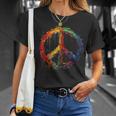 Peace Love Costume Hippie Symbole De Paix Années 60 Et 70 T-Shirt Cadeaux pour elle