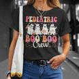 Pediatric Nurse Boo Boo Crew Ghost Nurse Halloween Costume T-Shirt Gifts for Her